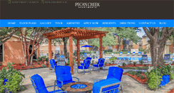 Desktop Screenshot of pecancreekapartments.com